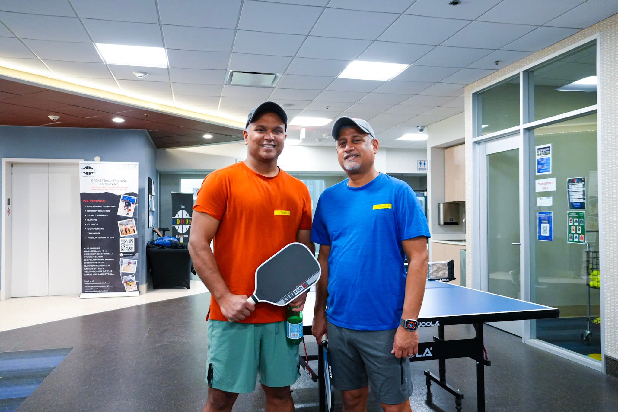 Chill N' Dill — a doubles pair holding the line