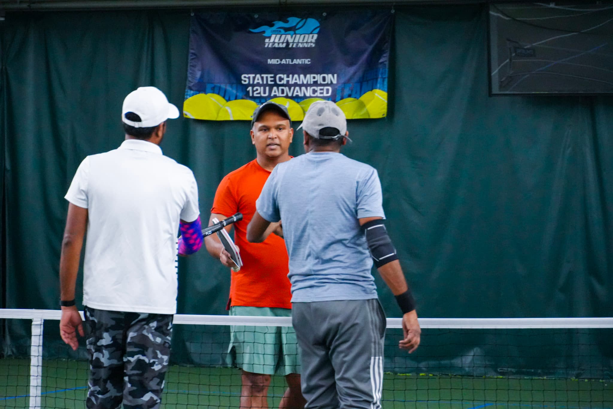 Chill N' Dill — the handshake after match point