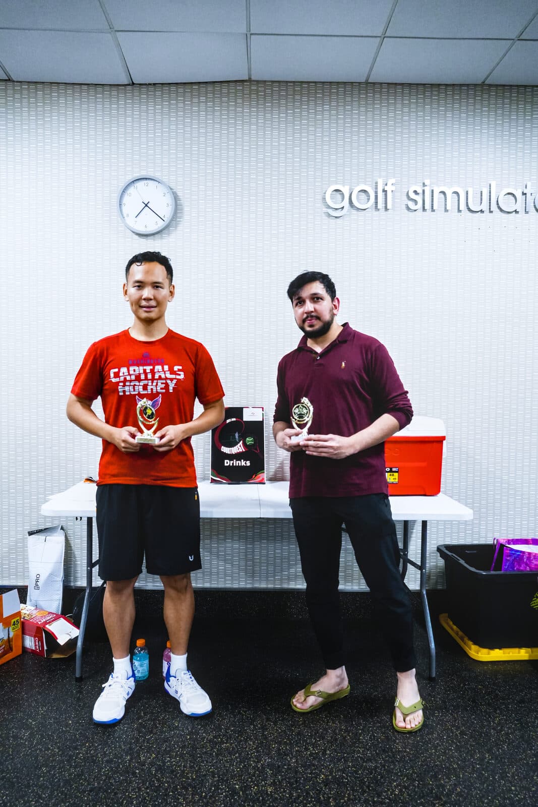 Midsummer Madness — champions with their trophies