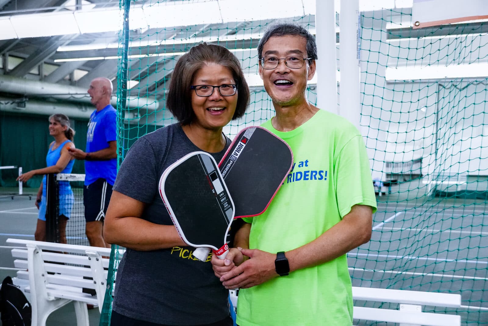 Midsummer Madness — a doubles pair paddles up